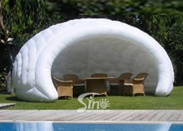 18'X14' Small White Inflatable Shell Tent For Coffee Bar Made Of Best Oxford